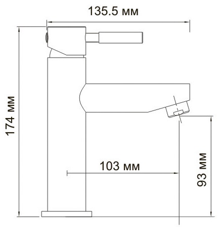 Смеситель WasserKRAFT MAIN 4104 для раковины 