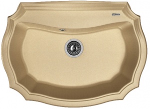 Мойка кухонная керамогранитная Florentina ЭМИЛИЯ 770 20.360.E770.104 77*55 см. бежевый