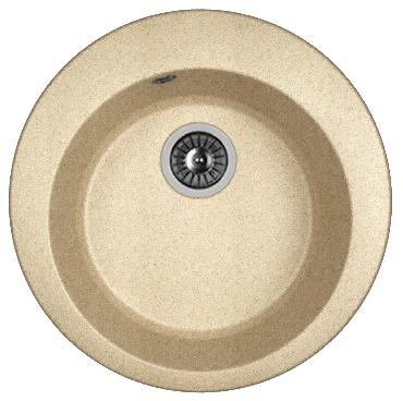 Мойка кухонная из литьевого мрамора Dr. Gans ГАЛА 25.010.B0510.405 51*51 см. терра