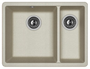 Мойка кухонная керамогранитная Florentina ВЕГА 335/160 22.325.D0510.305  55*42 см. грей