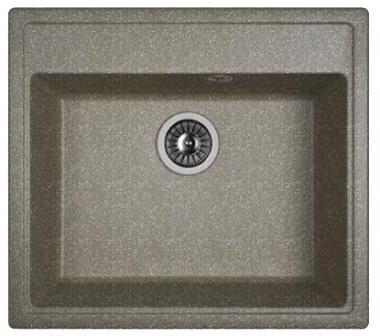 Мойка кухонная из литьевого мрамора Dr. Gans НИКА 570 25.070.D0570.407 57*51 см. черный