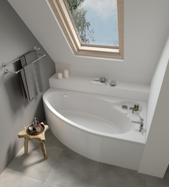 Ванна акриловая Santek ЭДЕРА 1.WH50.1.663 170x100 см. правая  Ванна акриловая Santek ЭДЕРА 1.WH50.1.663 170x100 см. правая