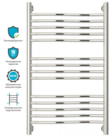 Полотенцесушитель водяной Сунержа ФЛЮИД+ 00-0222-8050 800х500 