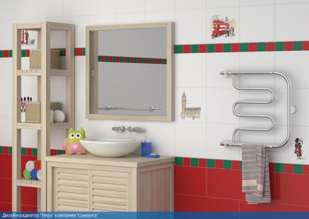 Полотенцесушитель водяной Сунержа ЛИРА 00-0012-6060 600х600 