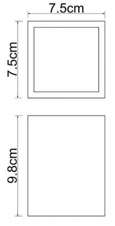 Стакан настольный WasserKRAFT LEINE K-3828  