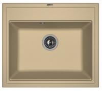 Мойка кухонная керамогранитная Florentina ЛИПСИ 600 20.120.D0600.306 60*51 см. капучино