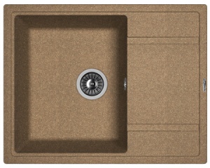 Мойка кухонная керамогранитная Florentina ЛИПСИ 650 20.125.C0600.105 65*51 см. коричневый