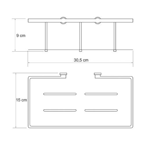 Полка WasserKRAFT  K-511   Полка WasserKRAFT  K-511