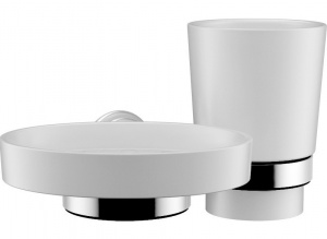 Стакан и мыльница навесной Fixsen BEST FX-71606+08   Стакан и мыльница навесной Fixsen BEST FX-71606+08