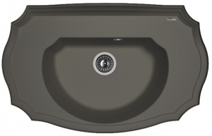Мойка кухонная керамогранитная Florentina ЭМИЛИЯ 20.340.D0900.302 90*55 см. антрацит