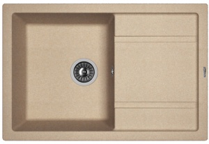 Мойка кухонная керамогранитная Florentina ЛИПСИ 760 20.160.D0760.107 76*51 см. песочный