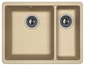 Мойка кухонная керамогранитная Florentina ВЕГА 335/160 22.325.D0510.104 55*42 см. бежевый