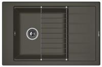 Мойка кухонная керамогранитная Florentina ЛИПСИ 780P 20.275.D0780.302 78*51 см. антрацит