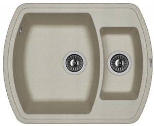 Мойка кухонная керамогранитная Florentina НИРЕ 630K 20.220.D0630.305 63*51 см. грей