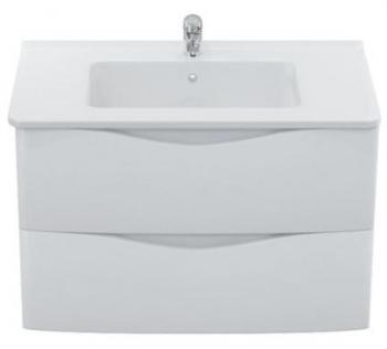 Тумба с раковиной навесная Mirsant SMILE  80 см. 