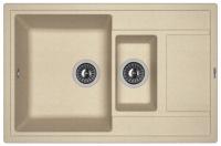 Мойка кухонная керамогранитная Florentina ЛИПСИ 780K 20.250.D0780.107 78*51 см. песочный