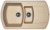 Мойка кухонная керамогранитная Florentina НИРЕ 760 20.205.D0860.107 86*51 см. песочный