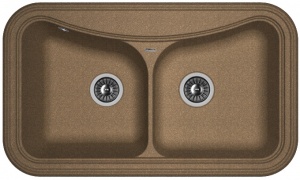 Мойка кухонная керамогранитная Florentina КРИТ 860 20.115.E0860.105 86*51 см. коричневый