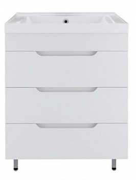 Тумба под раковину Mirsant QUADRO  60 см.  Тумба под раковину Mirsant QUADRO  60 см.