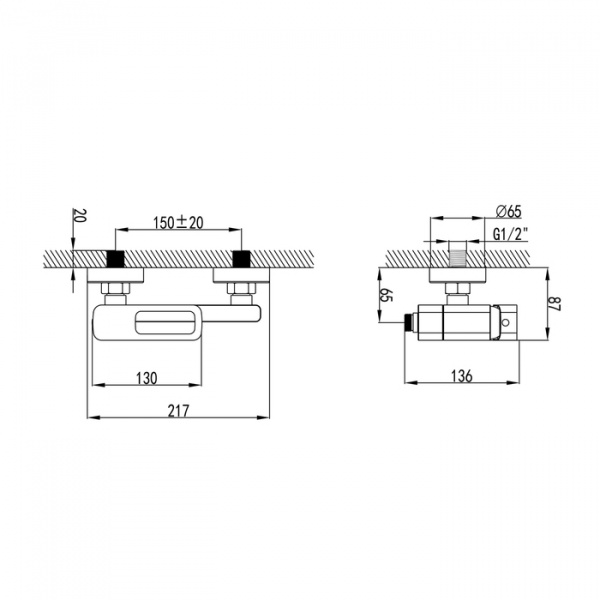 Смеситель IDDIS SLIDE SLIGM00i02 для ванны и душа 