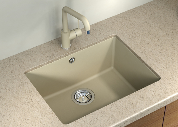 Мойка кухонная керамогранитная Florentina ВЕГА 500 22.320.D0500.305 54*42 см. грей