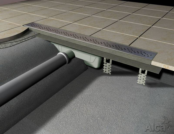 Душевой канал Alcaplast  APZ8-850M с решеткой  Душевой канал Alcaplast  APZ8-850M с решеткой