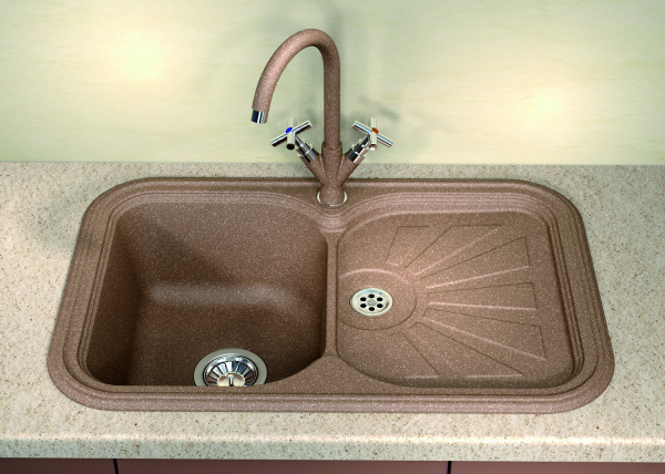 Мойка кухонная керамогранитная Florentina КРИТ 780 20.170.D0780.104 78*51 см. бежевый